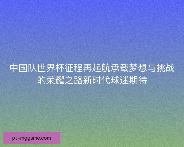 中国队世界杯征程再起航承载梦想与挑战的荣耀之路新时代球迷期待